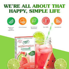 True Citrus True Lime Watermelon Limeade box for on-the-go refreshment
