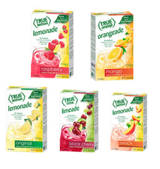 True Lemon Black Cherry Limeade box, flavorful convenience for on-the-go hydration