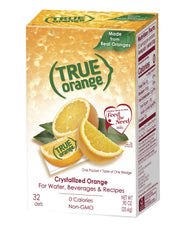 True Lemon packet close-up showcases convenient single-serve flavoring