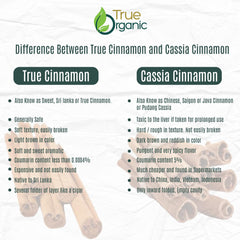 True Organic Ceylon Cinnamon Sticks infusing tea with warm spice aroma.