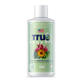 True Organic liquid plant food bottle for garden nourishment and growth