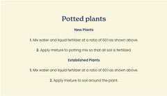 Applying True Organic formula to soil in a container garden.