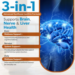 TRUEMED Sunflower Lecithin softgels for easy daily intake