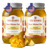 TrueSeaMoss gel mango-pineapple jar for daily nourishment