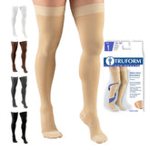 Truform 8868 thigh-high dot top for all-day comfort and secure fit
