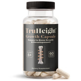 TruHeight growth capsules bottle for kids supporting bone development.