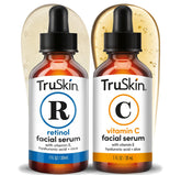 TruSkin Vitamin C serum bottle boosts brightness for morning use.