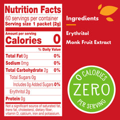 Truvia monk fruit packets in coffee delivering sugar-like sweetness without calories