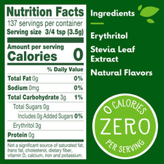 Truvia Original 17 oz refill bag shown for spoonable jar refilling