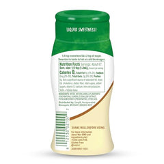 Truvia vanilla sweetener added to a smoothie for a calorie-free vanilla note