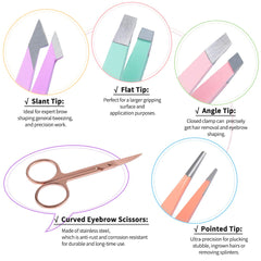 TsMADDTs double-side eyebrow brush for grooming and direction.