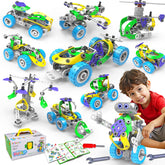 Tsomtto 10-in-1 bulldozer model boosts creative problem solving for kids.