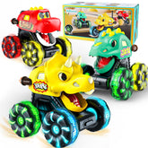 Tsomtto Monster Truck Dinosaur Rex front view for engaging play