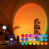 Tsrarey Sunset Lamp projection at 180 degrees for versatile displays