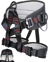 Ttechouter adjustable half-body harness in full view for secure climbing