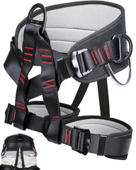 Ttechouter adjustable half-body harness in full view for secure climbing