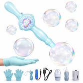 TTKADIY Elastic Bubble Fog Wand with blue lights for captivating playtime.