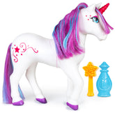 Tub Works Mystic Color Unicorn changes color in warm water for magical bath play