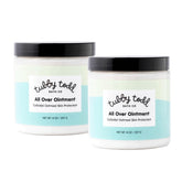 Tubby Todd All Over Ointment bottle offers fragrance-free eczema relief for delicate skin.