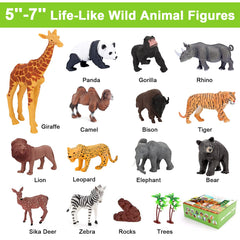 Tudoccy safari elephant figure provides tactile learning and size appreciation.
