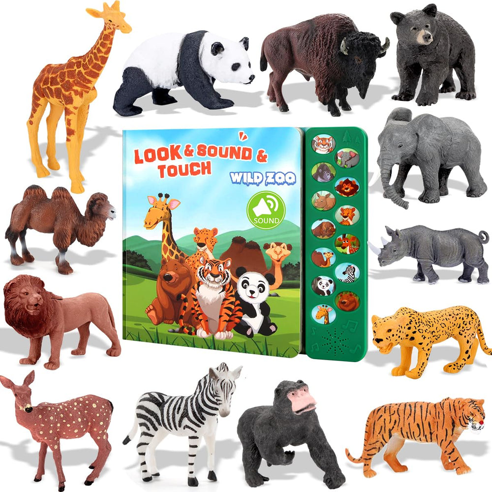 Tudoccy safari tiger figure boosts imaginative play and animal recognition.