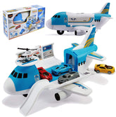 Tuko transport cargo airplane toy set in vibrant colors for imaginative play
