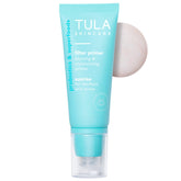 TULA Sunrise bottle shows smooth glow and blur on skin