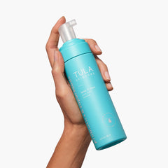 TULA Keep It Clear 2% salicylic acid highlight for clearer pores.