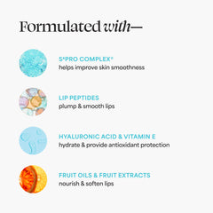 Applying TULA lip mask to lips for a hydrated boost.