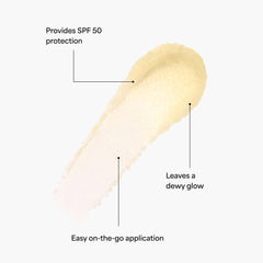 TULA Protect + Glow sunscreen stick packaging shown as a travel-supersize option