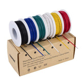 TUOFENG 22 AWG red solid-core hookup wire spool for quick breadboard prototyping
