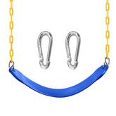 TURFEE Swing outdoor seat blue offers durable plastic for safe backyard play.