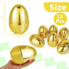 TURNMEON golden Easter egg close-up showing durable metallic finish.