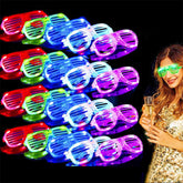 TURNMEON LED Glasses pink glow ideal for festive parties and eye-catching dance floor moments.