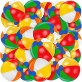 TURNMEON rainbow beach ball ready for poolside play and party decor
