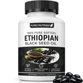 TUVAAZ PurelyNutrient black seed oil bottle pour supports everyday balance and convenient dosing.