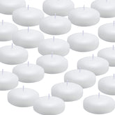 Tuyai floating candle pack-36 provides cohesive wedding decor with warm, soft illumination.