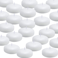 Tuyai floating candle pack-36 provides cohesive wedding decor with warm, soft illumination.