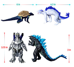 TwCare Mecha King Ghidorah cake topper set creates a dramatic centerpiece.