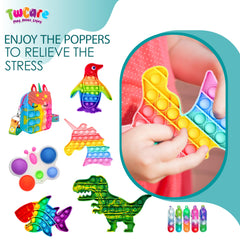 TwCare squishy balls with soft textures for fidget-driven concentration