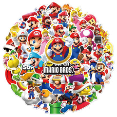 TWGOGOTIC Mario stickers on a water bottle for waterproof decoration