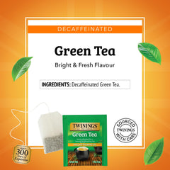 Twinings box with tea bags displayed on a table for easy access.