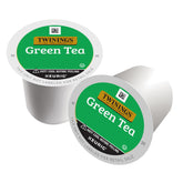 Twinings Green Tea K-Cup pod ready for brewing in a Keurig, delivering a smooth cup.