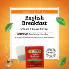 Twinings hot amber brew in cup with inviting aroma.