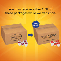 Keurig-compatible Twinings English Breakfast tea pods for easy single-serve brews.