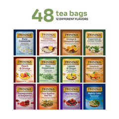 Twinings Pure Camomile tea bag ready for a soothing evening.