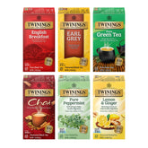 Twinings English Breakfast tea bags in variety pack for a robust morning start