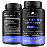 Twinleaf Nutrition serotonin supplement bottle shows natural ingredients for mood support