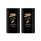 Two-pack safe and convenient comb hair dye front view for gray coverage.