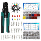 TYJ pin connector kit close up showing diverse terminal pins for auto wiring